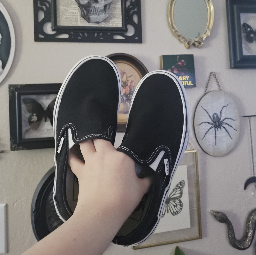 Platform slip on vans